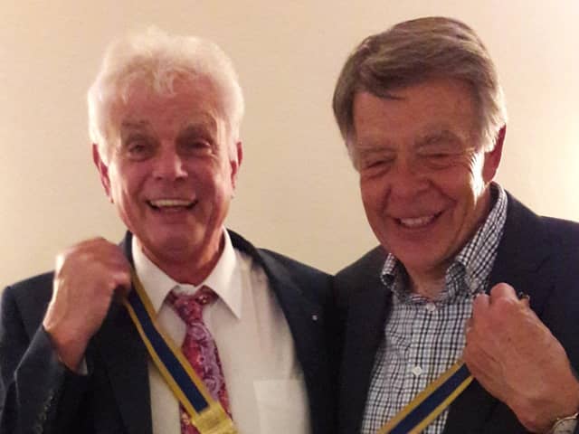 Tony Carney, left, and Chris May - joint presidents of the Rotary Club Banbury Cherwell