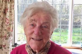 Joanna Chadwick, 95, who served in the Met Office of the RAF for three years up until the end of the Second World War