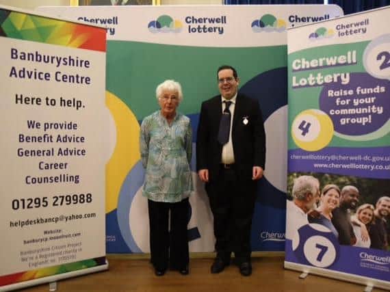 Cherwell District Council's lottery has benefitted the volunteers at Banburyshire Advice Centre