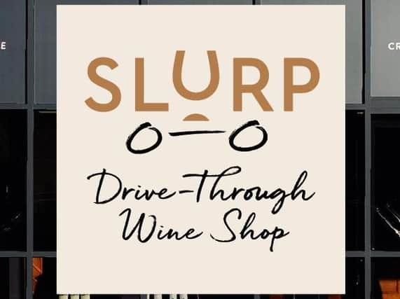 Slurp Wine has announced the launch of its drive-through wine shop at its Banbury store.(photo from Slurp Wine)
