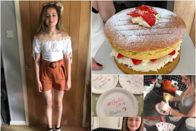 Charlie is raising money for Safeline through her cakes. Photos submitted