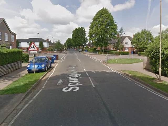 Springfield Avenue on the Easington estate, Banbury where new traffic restrictions and pedestrian safety improvements are planned. Picture by Google