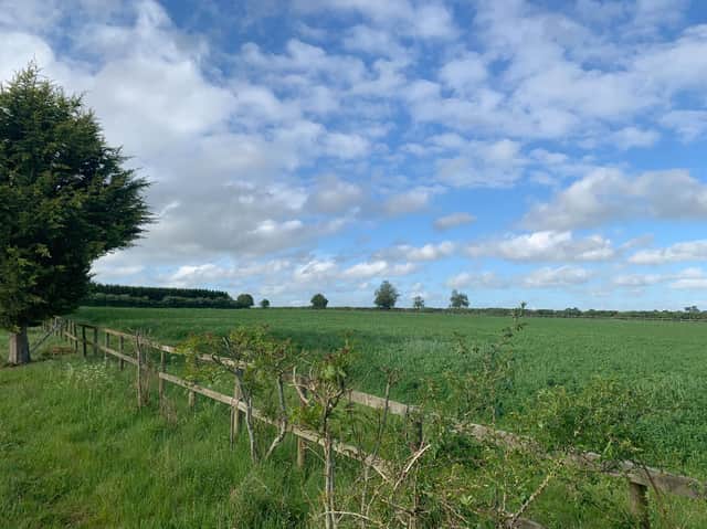 A field outside Adderbury which was the subject of a planning application for a caravan park - now withdrawn
