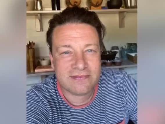 Celebrity chef and food campaigner Jamie Oliver in his social media appeal to the public to sign a petition calling for legal protection of Britain's current food standards