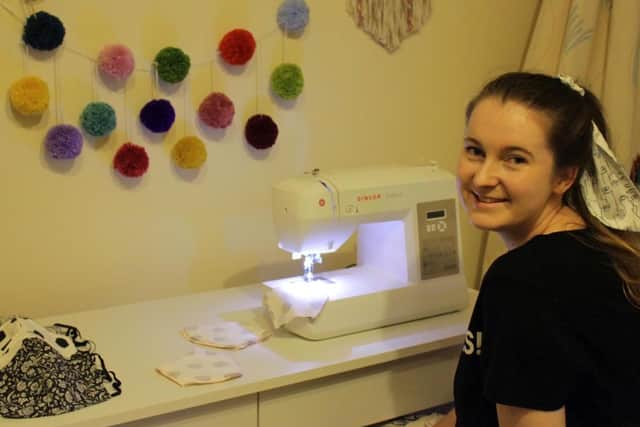 Molly Payne from Banbury has started making face masks to help protect the public. Some of the proceeds will go to the Katharine House Hospice.