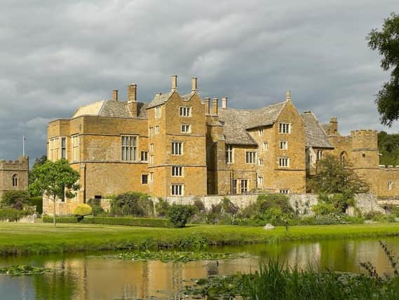 Broughton Castle, whose gardens will open to a limited number of visitors from this Sunday