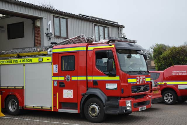 Oxfordshire Fire and Rescue Service (photo from Oxfordshire County Council)