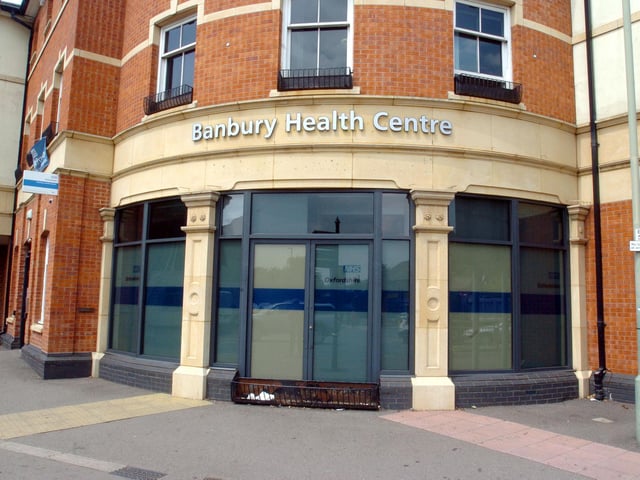 Banbury Health Centre where Turning Point delivers addiction and substance misuse services to the north Oxfordshire public