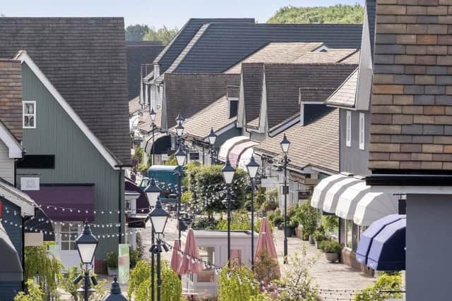 An empty Bicester Village as it was during lockdown. Picture Bicester Village