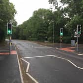Safety improvments to theA361 between Banbury and Chipping Norton include a new toucan crossing, south of Ells Lane, and a glowing 2.5m-wide, 2000m long, shared use path. (photo from Oxfordshire County Council)