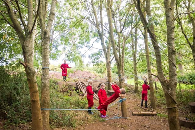 Sibford School forest school in action (photo from Sibford School)