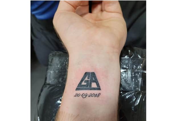 A Banbury man - Calvin Findlay - has opened up about his struggles with gambling, and shared how he marked his three-year 'gamble free' anniversary with a special tattoo.