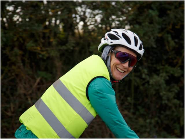 The High Sheriff of Warwickshire, Lady Min Willoughby de Broke, recently completed a cycling challenge of over 200 miles across the length and breadth of Warwickshire. Photo supplied