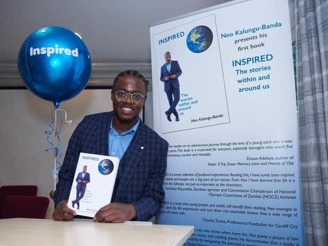 Neo Kalungu-Banda at the launch of his book INSPIRED