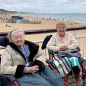 Highmarket House residents enjoy a day out at the seaside