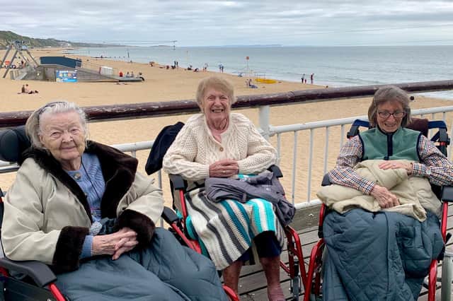 Highmarket House residents enjoy a day out at the seaside