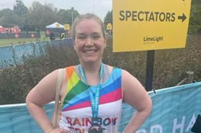 Anna Whiting whose own experience of grief prompted her to run a half marathon to raise money for support for parents with a seriously ill child