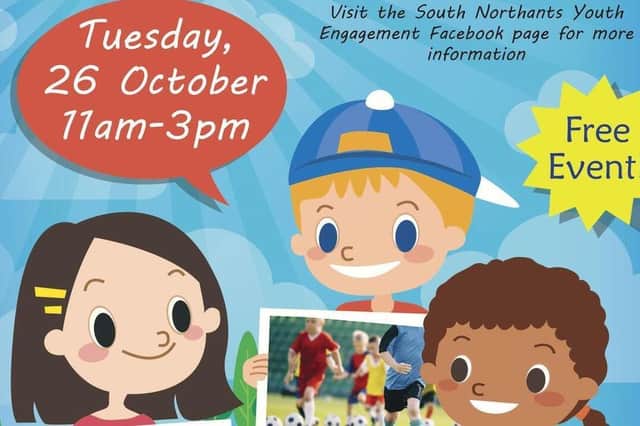The play and activities day takes place at Brackley Leisure Centre
