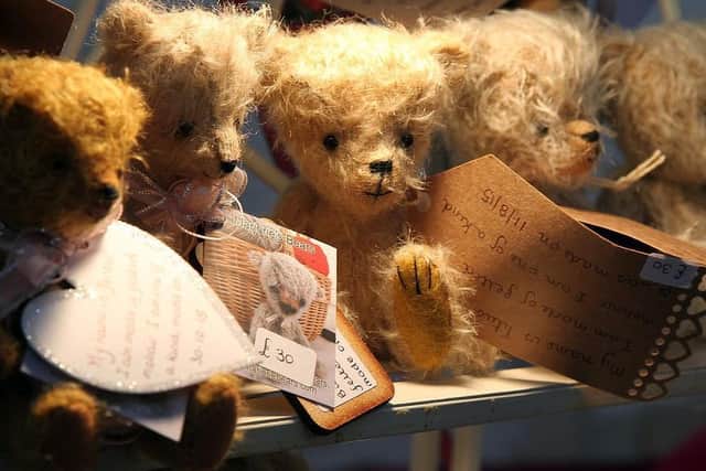 These adorable teddy bears are pictured at a previous Hook Norton Craft Fair