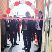 Cllr Kieron Mallon, leader of the Banbury Town Council reopened the HSBC UK Banbury branch following a four-week refurbishment to upgrade its facilities. (Submitted photo)