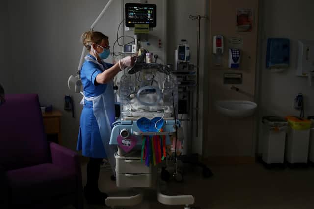There has huge pressure on cots for very sick newborn babies at the JR Hospital, Oxford over the last week. Picture by Getty