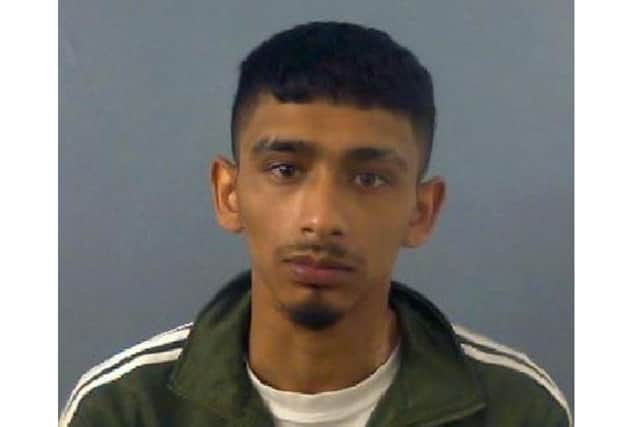 Mohammed Kashshaf, aged 22, of Tower Hamlets, London, was sentenced for multiple drugs supply offences after an investigation in which he was arrested in Banbury. (Image from Thames Valley Police)
