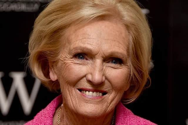 Mary Berry - a national treasure - who came third in the poll. Picture by Getty