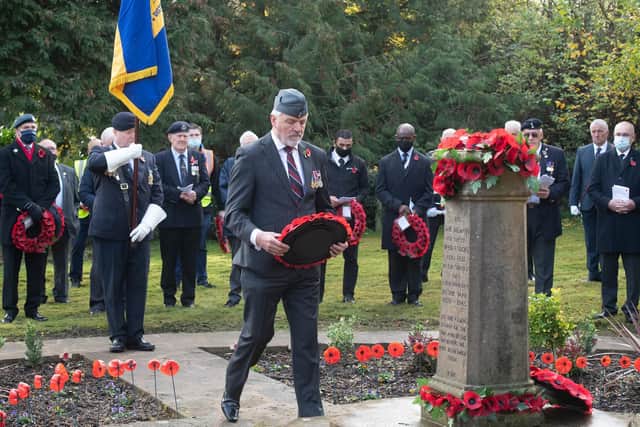 Amazon Banbury team hosts garden memorial service for Remembrance Day (Submitted photo)