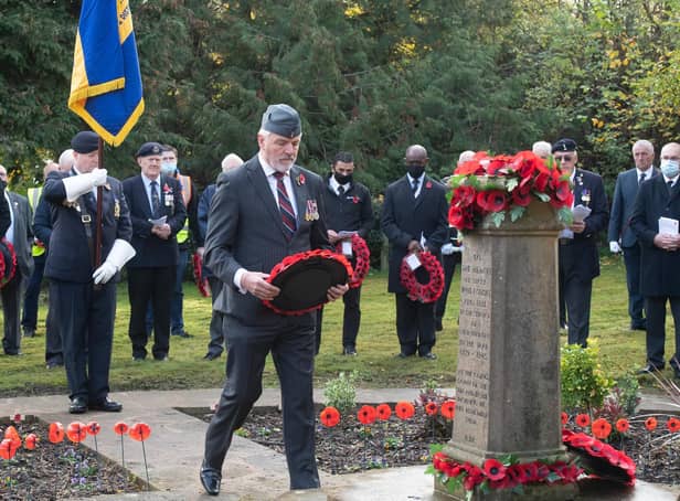 Amazon Banbury team hosts garden memorial service for Remembrance Day (Submitted photo)