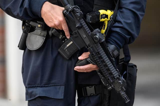 Armed police were called to an incident in Banbury involving a man and a knife. Library picture by Getty
