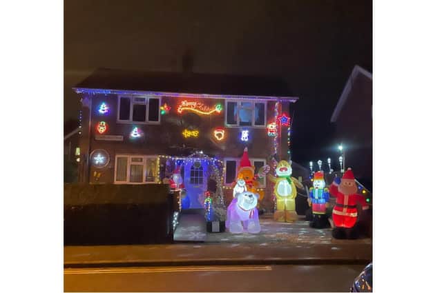 The Hill family in Banbury is hosting a massive Christmas light display as a fundraiser for Frank Wise School in town
