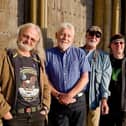 Fairport Convention, l - r, Chris Leslie, Simon Nicol, Dave Pegg, Ric Sanders and Gerry Conway. The band has received a third grant to ensure the survival of the Cropredy festival