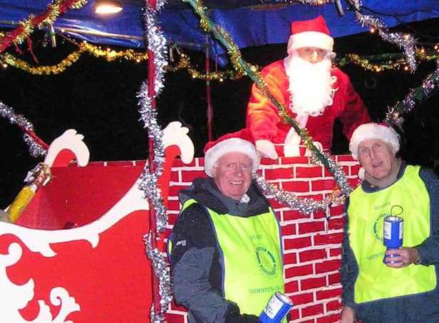 The Rotarians of Shipston will be out in force with Santa during their December Christmas float procession