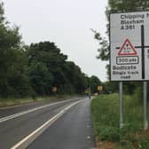 A road safety project aimed at improving conditions on the A361 between Banbury and Chipping Norton has earned royal recognition. (Image from Oxfordshire County Council)