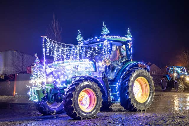 Brightly decorated tractors will provide an amazing show as they travel around north Oxfordshire villages