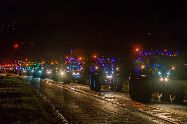 A hundred tractors will form the Christmas convoy on December 18