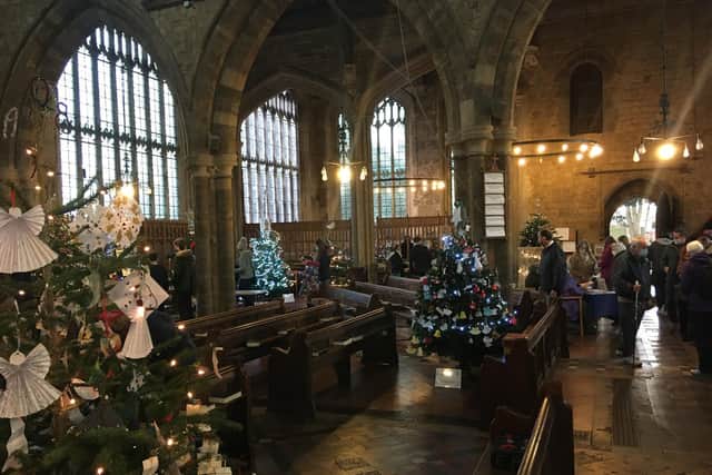 The Christmas Tree Festival at Bloxham Church attracted 1,300 visitors