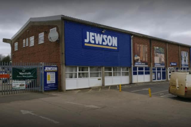 Jewson in Beaumont Road, Banbury where raiders broke in and made off with a large quantity of tools and other equipment
