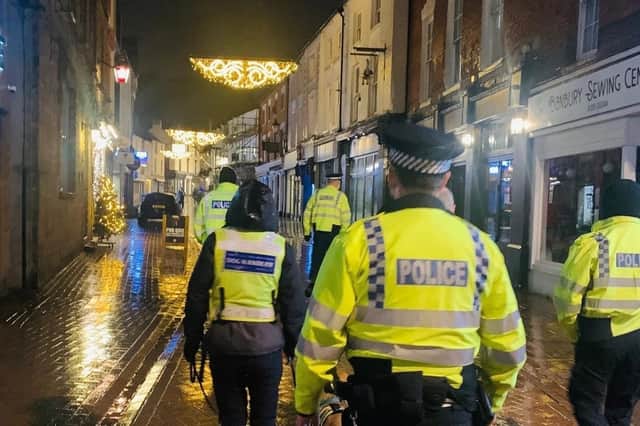 Banbury Neighbourhood Police teams were out and about checking up on the nightspots of the town