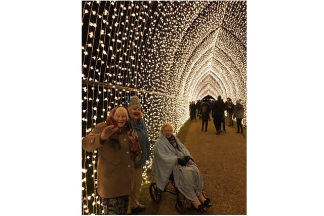 Residents at Barchester’s Chacombe Park care home near Banbury enjoy the Christmas activities at Blenheim Palace (submitted photo)