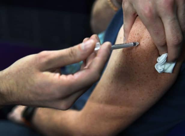 A booster vaccination clinic is available on a walk-in basis in Brackley on Wednesday., Picture by Getty