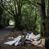 Fly-tipping is on the increase - quiet country lanes and farm gateways are often used by people dumping unwanted rubbish Picture by Getty