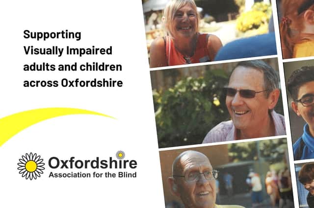 Oxfordshire Association for the Blind (OAB) has been supported by local businesses to raise money for local blind and visually impaired people by donating prizes for their New Year raffle.