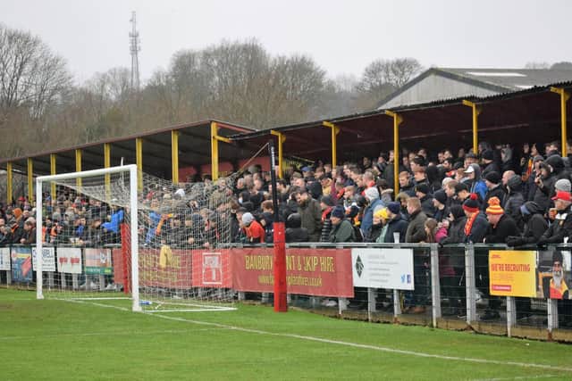 Banbury United attracted a bumper crowd of 1,221 for their game with Stratford Town