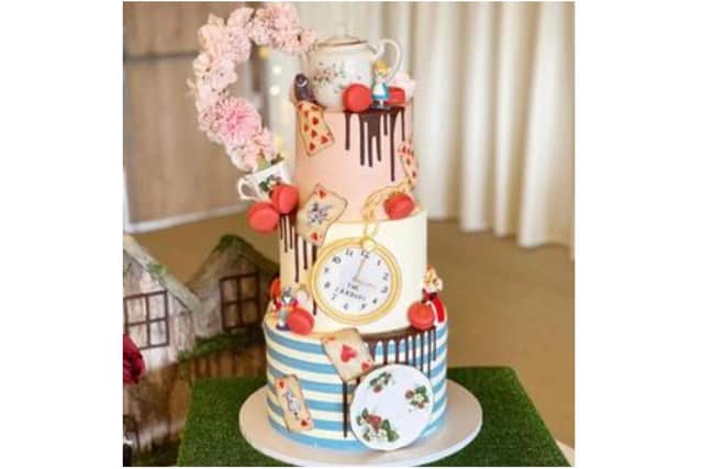 An example of the cakes Jessica Bishop is now baking 18 months later just as she's about to open her own cake shop business in Parsons Street, Banbury (Image from Jessica Bishop)
