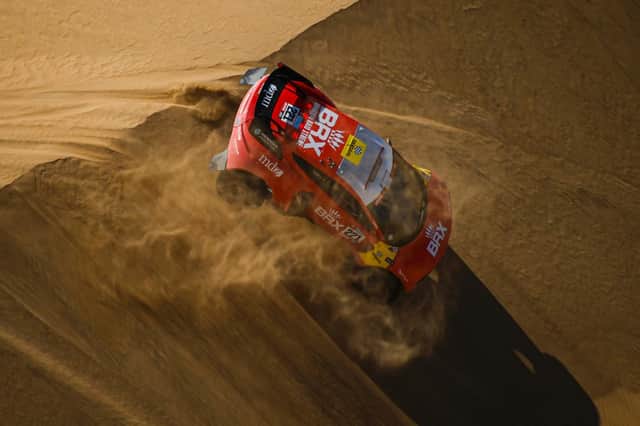 Spectacular racing in the Dakar rally in Saudi Arabia