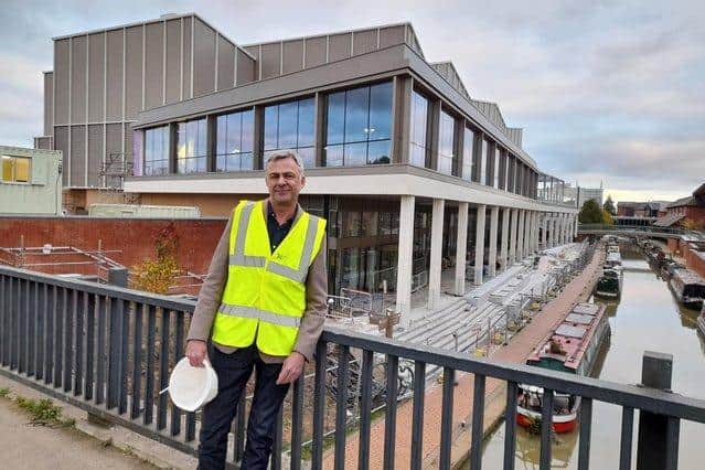 Keith Pullinger, the co-founder and deputy chairman of the Light cinema, gave the Banbury Guardian a tour of the cinema building in November 2021. (File Banbury Guardian image)