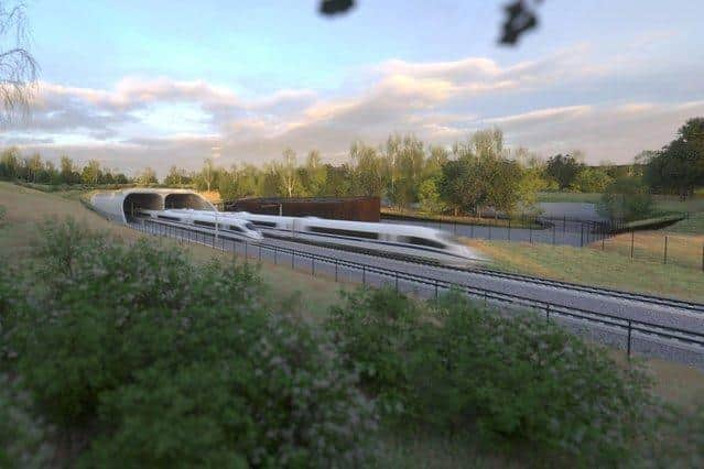 Tunnels will take HS2 under three miles of South Northamptonshire countryside