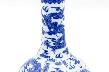 A Chinese vase dismissed as worthless which sold for £40,000. Picture by Hansons