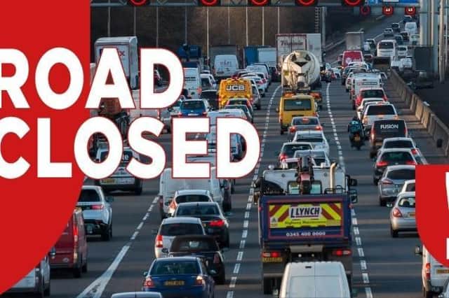 The M40 is closed near Beaconsfield because of a serious accident